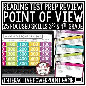 Point Of View Activities Test Prep 3rd 4th Grade Reading Review ELA