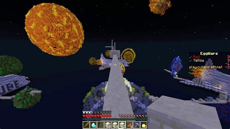 Un Dia Muy Dificil En El Espacio Exterior Egg Wars Minecraft Youtube