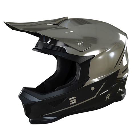 Shot Motocross Helm Furious Raw Glossy Chrome Maciag Offroad