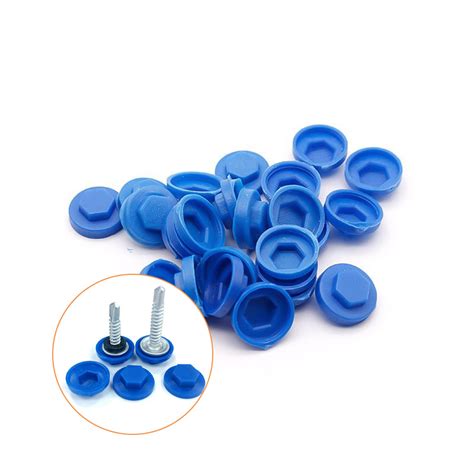 Hexagon Hex Head Screw Cover Cap For 8mm 10mm Screws Plastic Hexagon