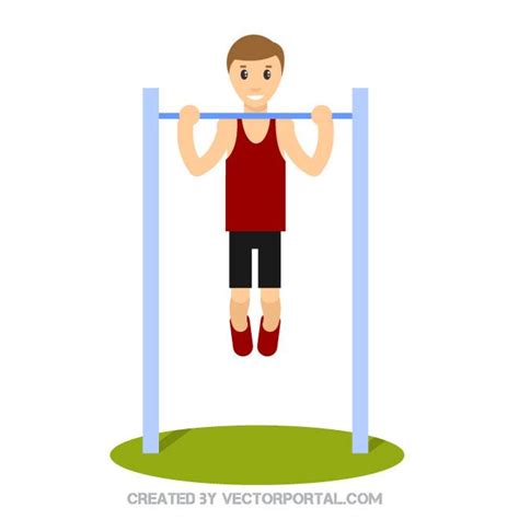 Pull Up Exercise Royalty Free Stock Svg Vector And Clip Art Clip Art