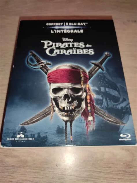 COFFRET BLU RAY PIRATES DES CARAïBES Intégrale 5 Films 4 Blu Ray Sont