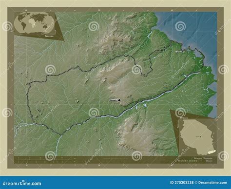 Mtwara Tanzania Wiki Labelled Points Of Cities Stock Illustration