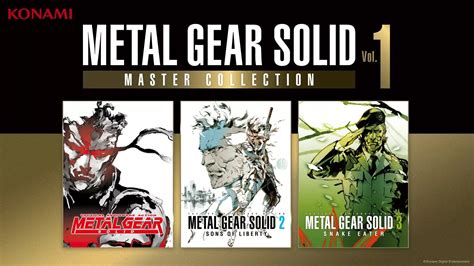 Metal Gear Solid Master Collection Vol 1 Est Maintenant Disponible En Précommande