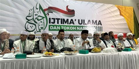 13 Poin Fakta Integritas Usulan Ijtima Ulama Di Sodorkan Ke AMIN