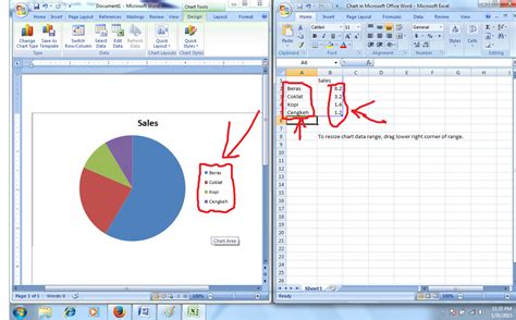 Panduan Sederhana Microsoft Office 2007: Cara Membuat Grafik Lingkaran di Microsoft Office Word 2007