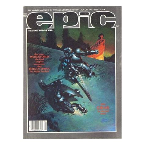 Epic Illustrated 1980 13 60 Fn Magazine House Of M Comics