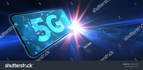 Concept 5g Network Highspeed Mobile Internet Stock Illustration ...