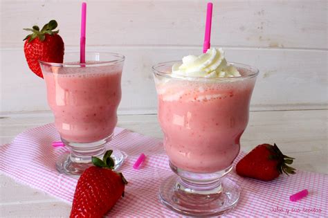 Julia Y Sus Recetas Batido De Fresas Con Leche De Arroz Sin Az Car