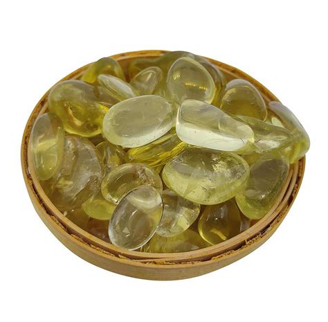 Lemon Quartz Tumbled Stone Grams Reiki Healing Crystals