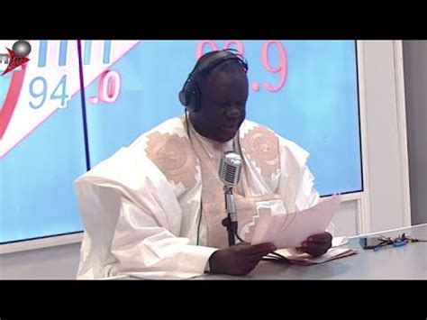 Xibaar Yi Rfm Avec El Hadji Assane Gueye Janvier Youtube