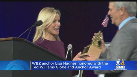 Wbz S Lisa Hughes Honored With Ted Williams Globe And Anchor Award