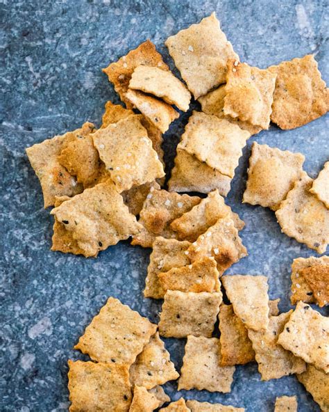 Homemade Crackers Recipe Easy DIY A Couple Cooks