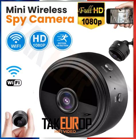 Mini Cam Ra De Surveillance Ip P Hd Espion Wifi Vision Eur