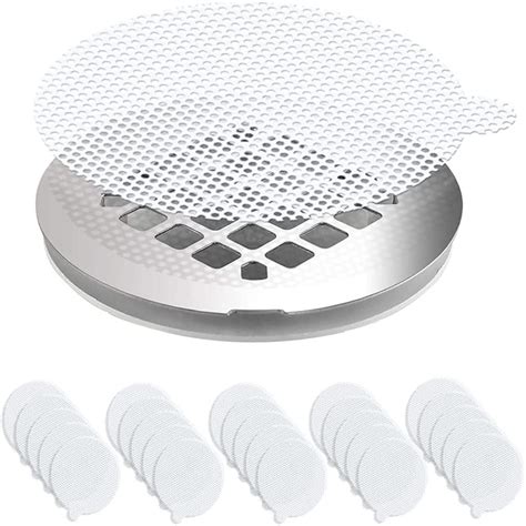 Kosheko 25pc Hair Catcher Set Disposable Shower Drain Mesh Connectors