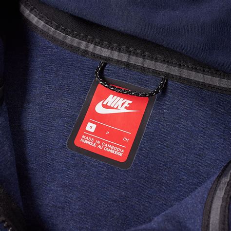 Nike Tech Fleece Windrunner Jacket Obsidian Heather And Black End Us