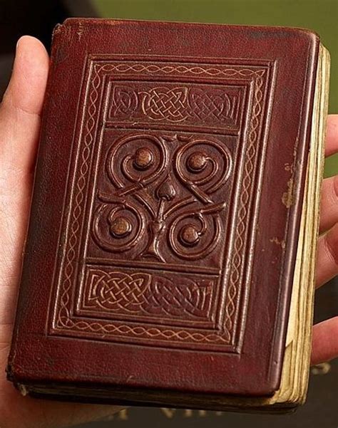 The Front Cover Of The St Cuthbert Gospel 690s The Original Tooled