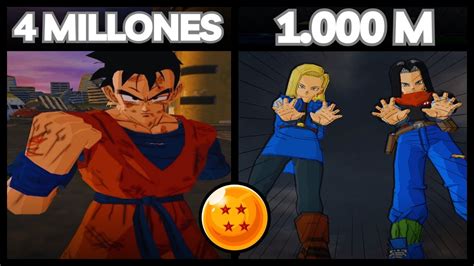 NIVELES DE PODER GOHAN VS N17 Y N18 DRAGON BALL Z BUDOKAI