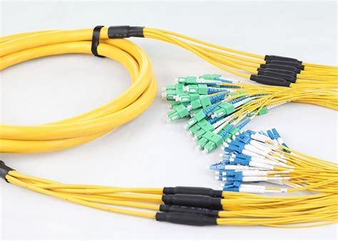 Pre Terminated Breakout Fiber Patch Cable Lcsc 48 Core