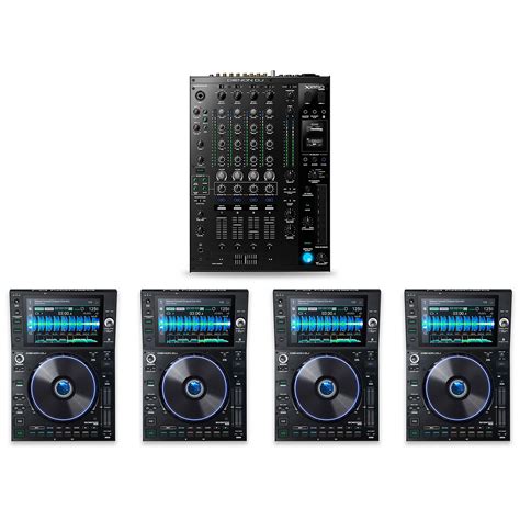 Denon Dj Prime Package With X1850 Mixer And 4 Sc6000 Media Players