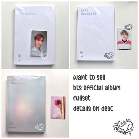 Jual Bts Official Album Love Yourself Her Love Yourself Answer Taehyung