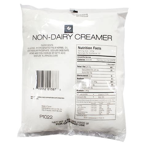 Tea Zone Non Dairy Creamer Lbs Mission Total Supply