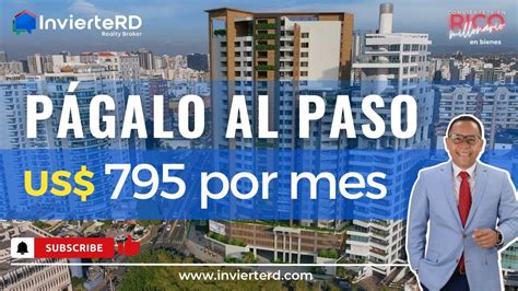 INVIERTE EN BIENES RAÍCES US 795 00 POR MES APARTAMENTOS EN SANTO