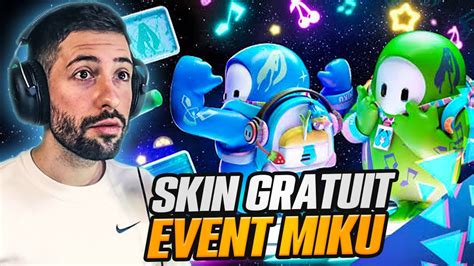 Skin Gratuit Event Hatsune Miku Sur Fall Guys Youtube