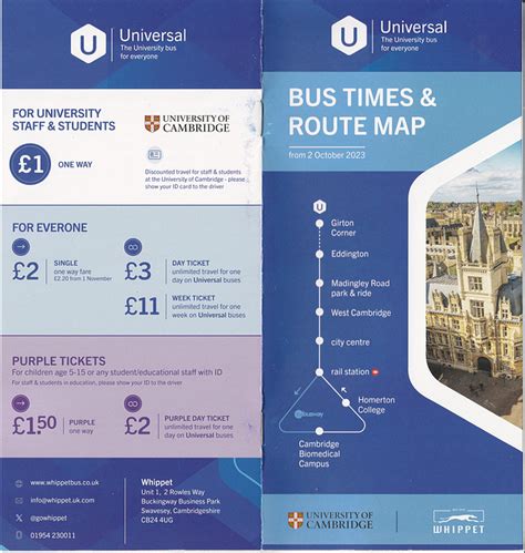 Ipernity Universal Bus Service Cambridge Leaflet 1 Of 6 By