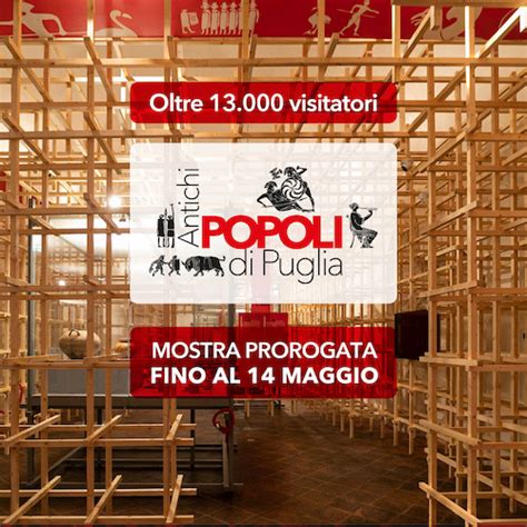 Bari Prorogata Al Maggio La Mostra Antichi Popoli Di Puglia