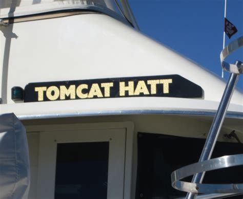 Custom Boat Lettering Service