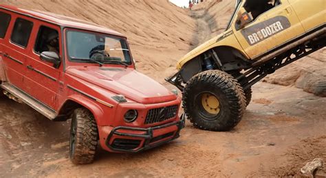 Super Duty Brodozer Vs Mercedes G Wagon In Epic Off Road Battle