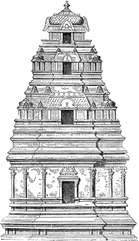 Pagoda Clipart Etc Indian Temple Architecture Temple Art Art And