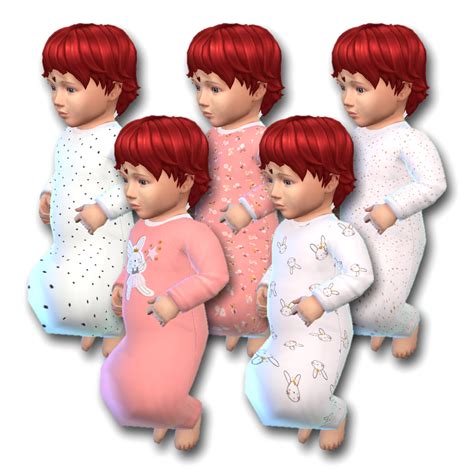 Infant Bunny Ballerina Pajamas Screenshots The Sims 4 Create A Sim