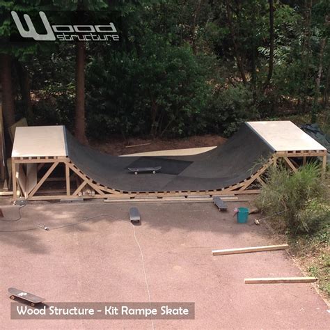 Mini Rampe Skate Design Wood Structure