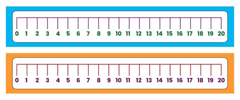 Free Printable Number Line To 20 Printable Word Searches