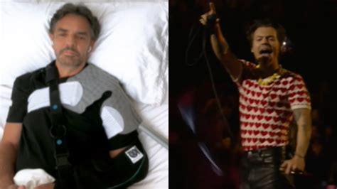 Eugenio Derbez Asistió A Concierto De Harry Styles Tras Fracturarse El Hombro Infobae