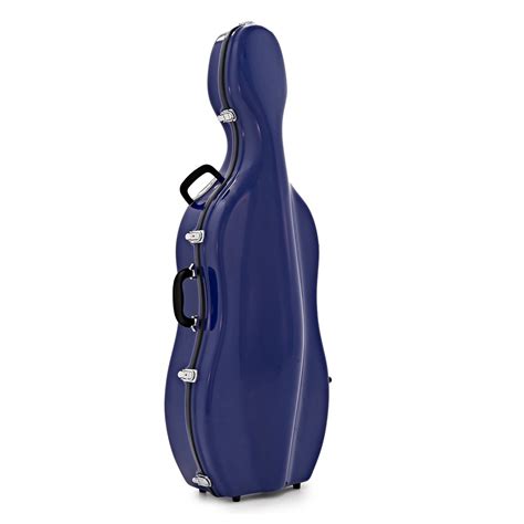 Sinfonica Estuche De Violonchelo Z Tec Fibra De Vidrio Azul Gear Music