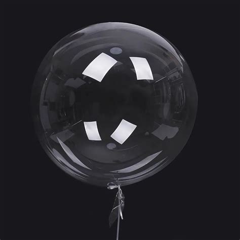 2 Unidades Balão Bubble Transparente 45 Cm Cristal Parcelamento