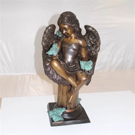 Sitting Angel Garden Statue Arturban Statue