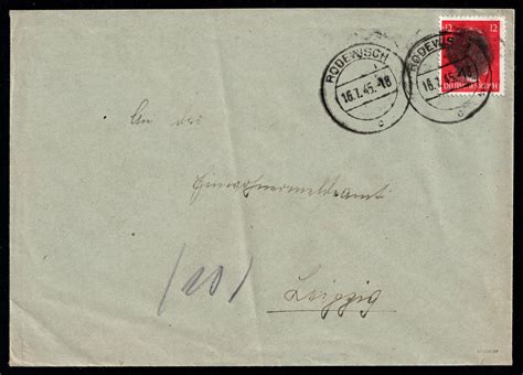 Germany Local Post Cover From Rodewisch Oldbid