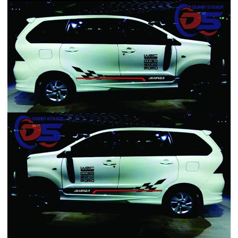 Jual Promo Stiker Sticker Mobil Stiker List Stripe Avanza Stiker Avanza