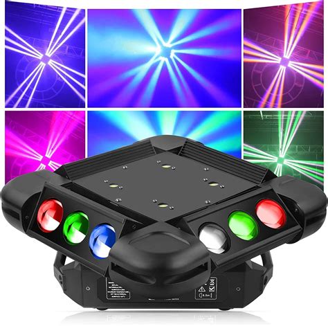 UKing Moving Head 12 LED 150W Beam Bühnenlicht RGBW Disco Party Licht