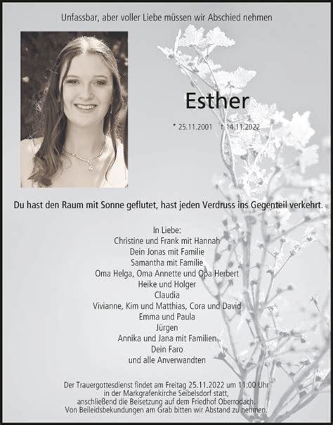 Gedenkkerzen Von Esther Trauer InFranken De