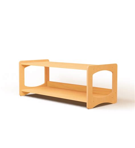 2 Tier Open Shelf – Woodandroom