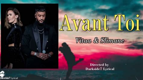 VITAA SLIMANE Avant Toi Paroles Lyrics Chords Chordify