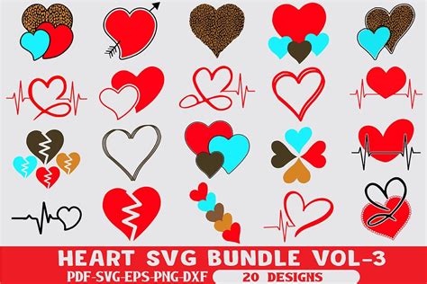 Heart Svg Bundle Vol 3 Bundle · Creative Fabrica