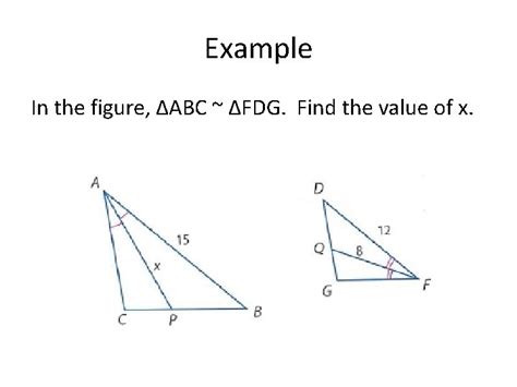 Parts Of Similar Triangles Advanced Geometry Special Segments