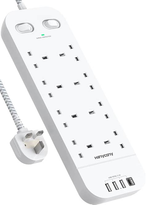 Belkin Surge Protected Socket Extension Lead With Usb M Off