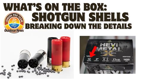 Understanding What S On The Box Shotgun Shells 101 Youtube